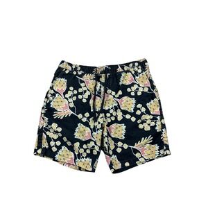 Katin Mens Elastic Waist Drawstring patio Shorts Black Large LG